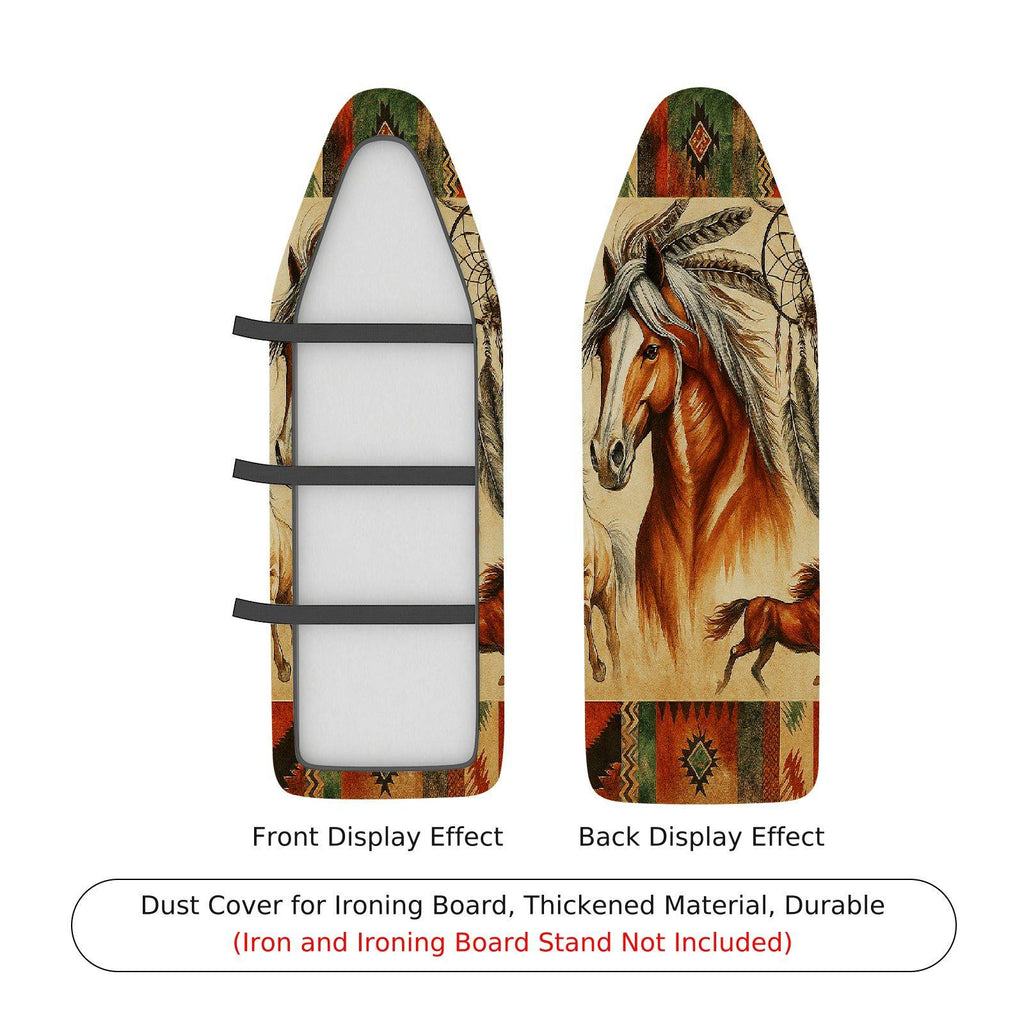 1-Piece Horse Feather Dreamcatcher  Ironing Board Cover, Universal Size, Without Board