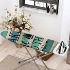 1-Piece Blue Striped Nautical Vintage  Ironing Board Cover, Universal Size, Without Board