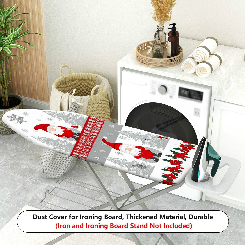 1-Piece Santa Claus Snowflake Christmas Tree  Ironing Board Cover, Universal Size, Without Board