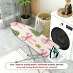 1-Piece Christmas Bow Tree Star  Ironing Board Cover, Universal Size, Without Board