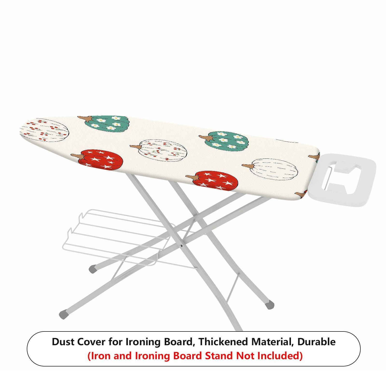 1-Piece Pumpkin Floral Star  Ironing Board Cover, Universal Size, Without Board
