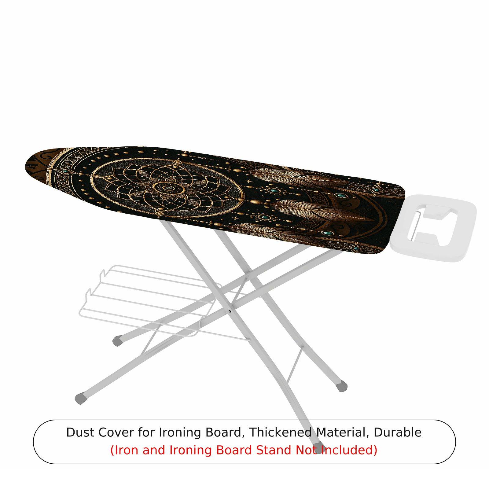 1-Piece Dreamcatcher Mandala Feather  Ironing Board Cover, Universal Size, Without Board