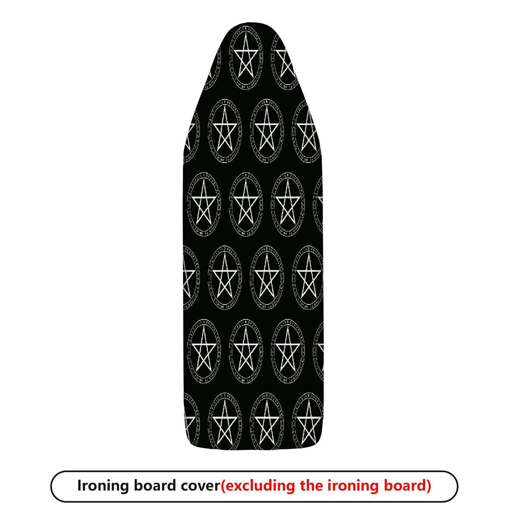 1-Piece Pentagram Black Star Pattern  Ironing Board Cover, Universal Size, Without Board