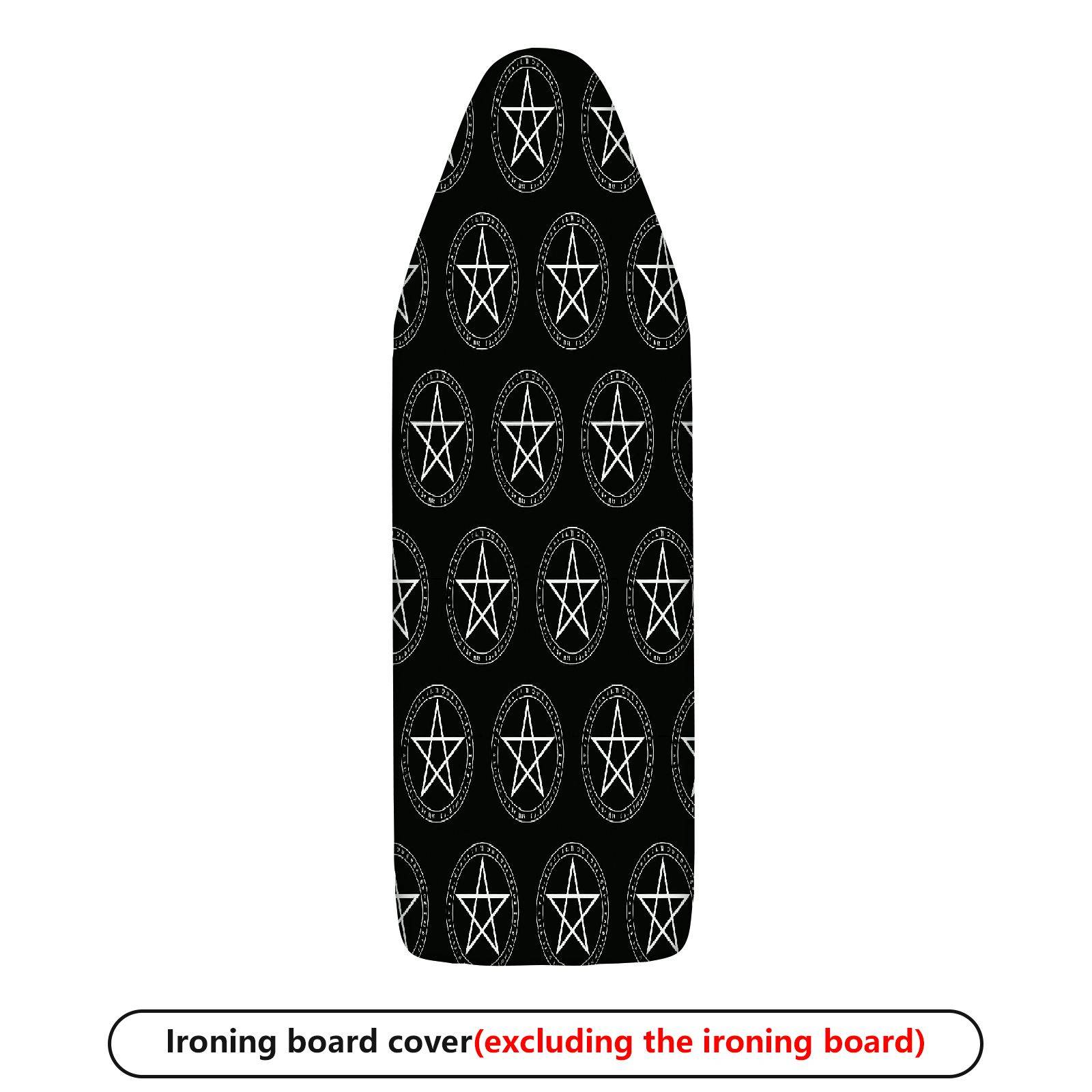 1-Piece Pentagram Black Star Pattern  Ironing Board Cover, Universal Size, Without Board