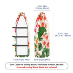 1-Piece Floral Tropical Colorful  Ironing Board Cover, Universal Size, Without Board