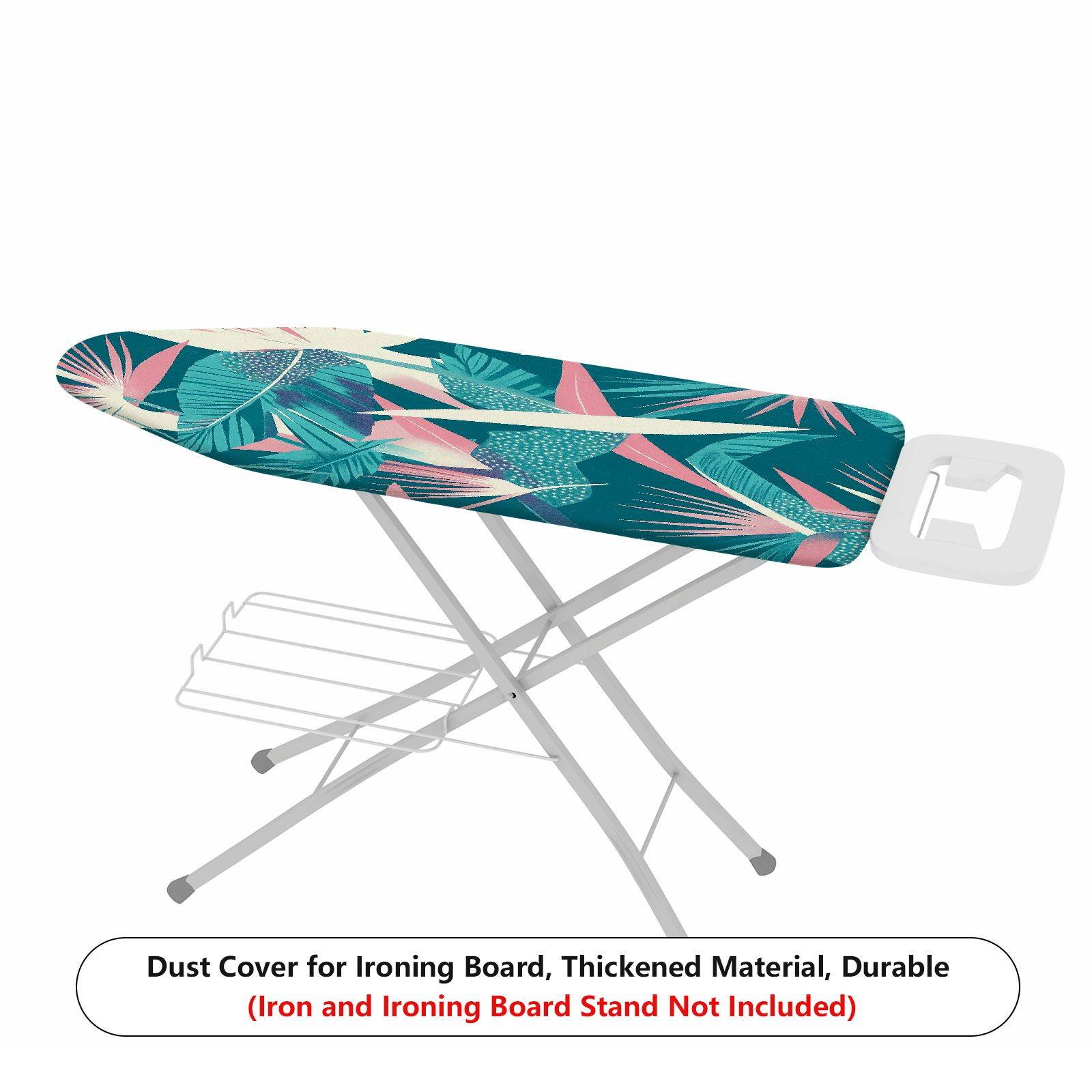 1-Piece Tropical Leaves Floral Pattern Decorative  Ironing Board Cover, Universal Size, Without Board