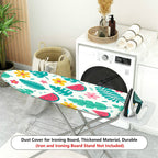 1-Piece Tropical Nature Floral Watermelon  Ironing Board Cover, Universal Size, Without Board