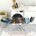 1-Piece Christmas Winter Santa  Ironing Board Cover, Universal Size, Without Board