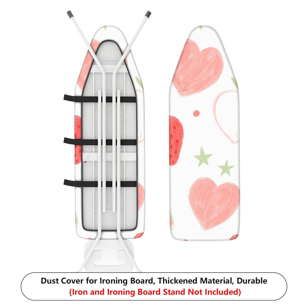 1-Piece Strawberry Heart Star  Ironing Board Cover, Universal Size, Without Board