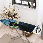 1-Piece Starry Night Cat Artistic  Ironing Board Cover, Universal Size, Without Board