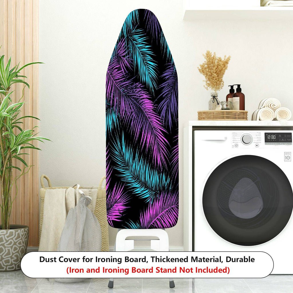 1-Piece Tropical Palm Leaf Pattern  Ironing Board Cover, Universal Size, Without Board