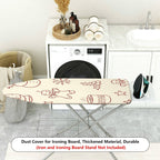 1-Piece Christmas Snowman Gingerbread  Ironing Board Cover, Universal Size, Without Board