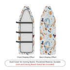 1-Piece Animals Hot Air Balloon Stars  Ironing Board Cover, Universal Size, Without Board