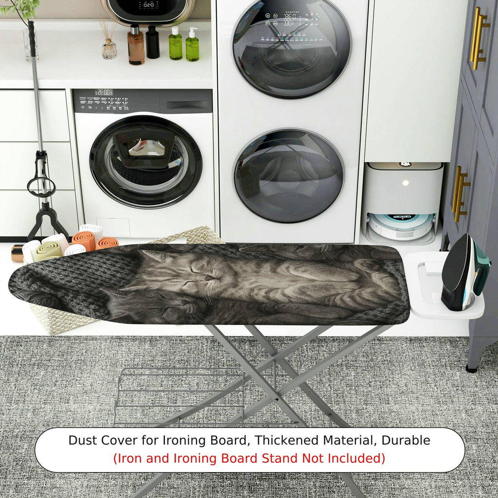 1-Piece Cat Animal Sleeping  Ironing Board Cover, Universal Size, Without Board