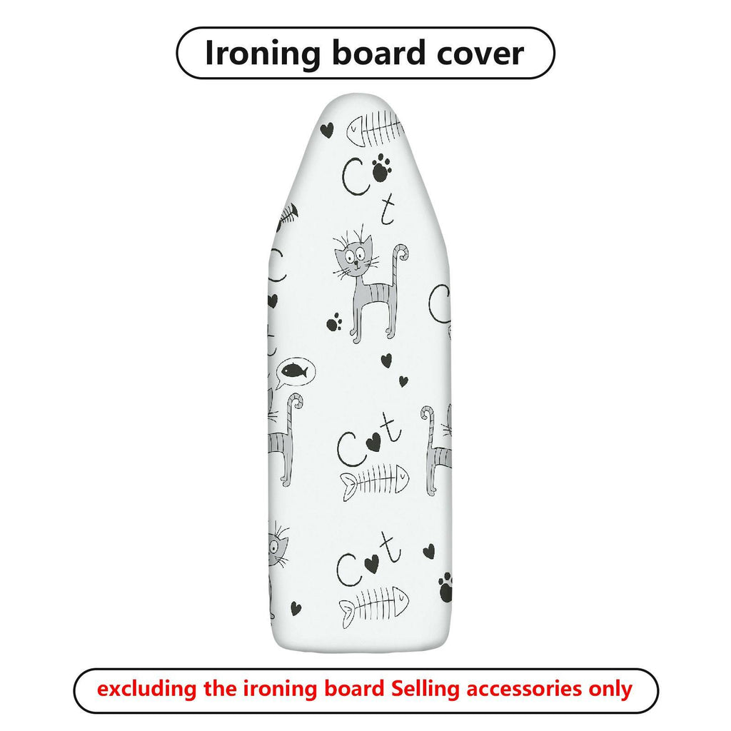 1-Piece Cat Fish Paw  Ironing Board Cover, Universal Size, Without Board