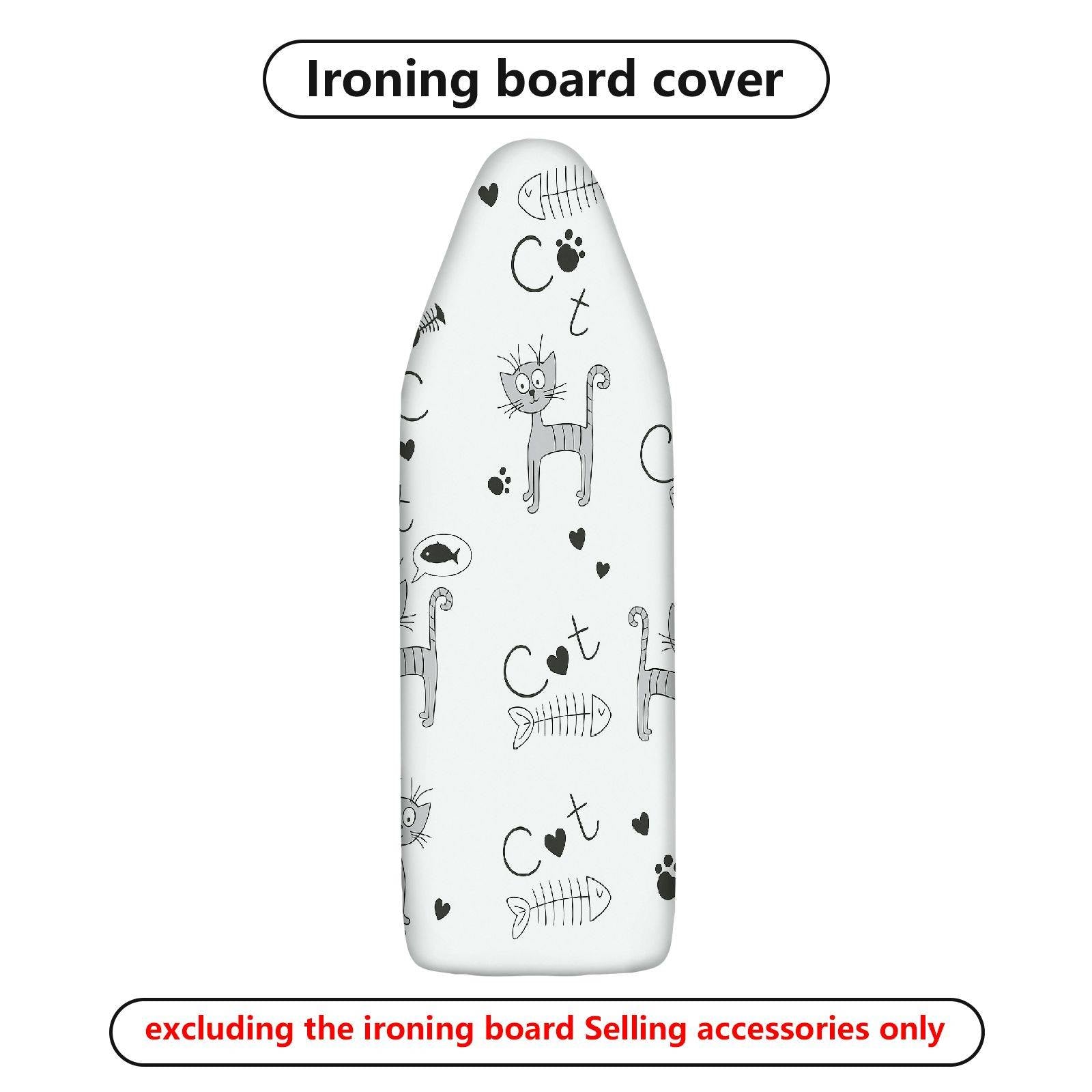 1-Piece Cat Fish Paw  Ironing Board Cover, Universal Size, Without Board
