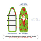 1-Piece Christmas Santa Claus Bowknot  Ironing Board Cover, Universal Size, Without Board