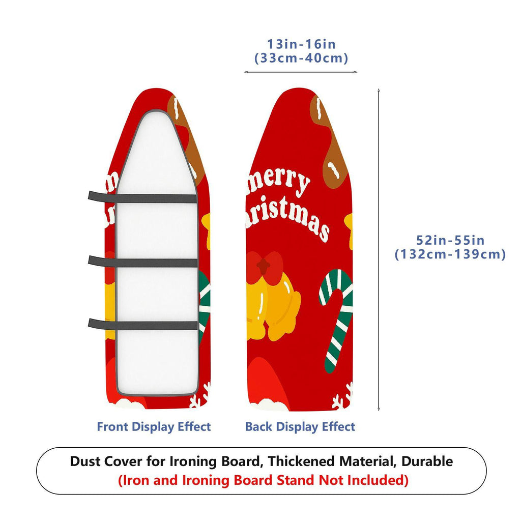 1-Piece Christmas Candy Bow  Ironing Board Cover, Universal Size, Without Board