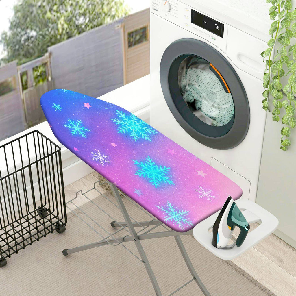 1-Piece Snowflake Star Galaxy  Ironing Board Cover, Universal Size, Without Board