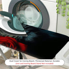 1-Piece Panther Rose Art Animal  Ironing Board Cover, Universal Size, Without Board