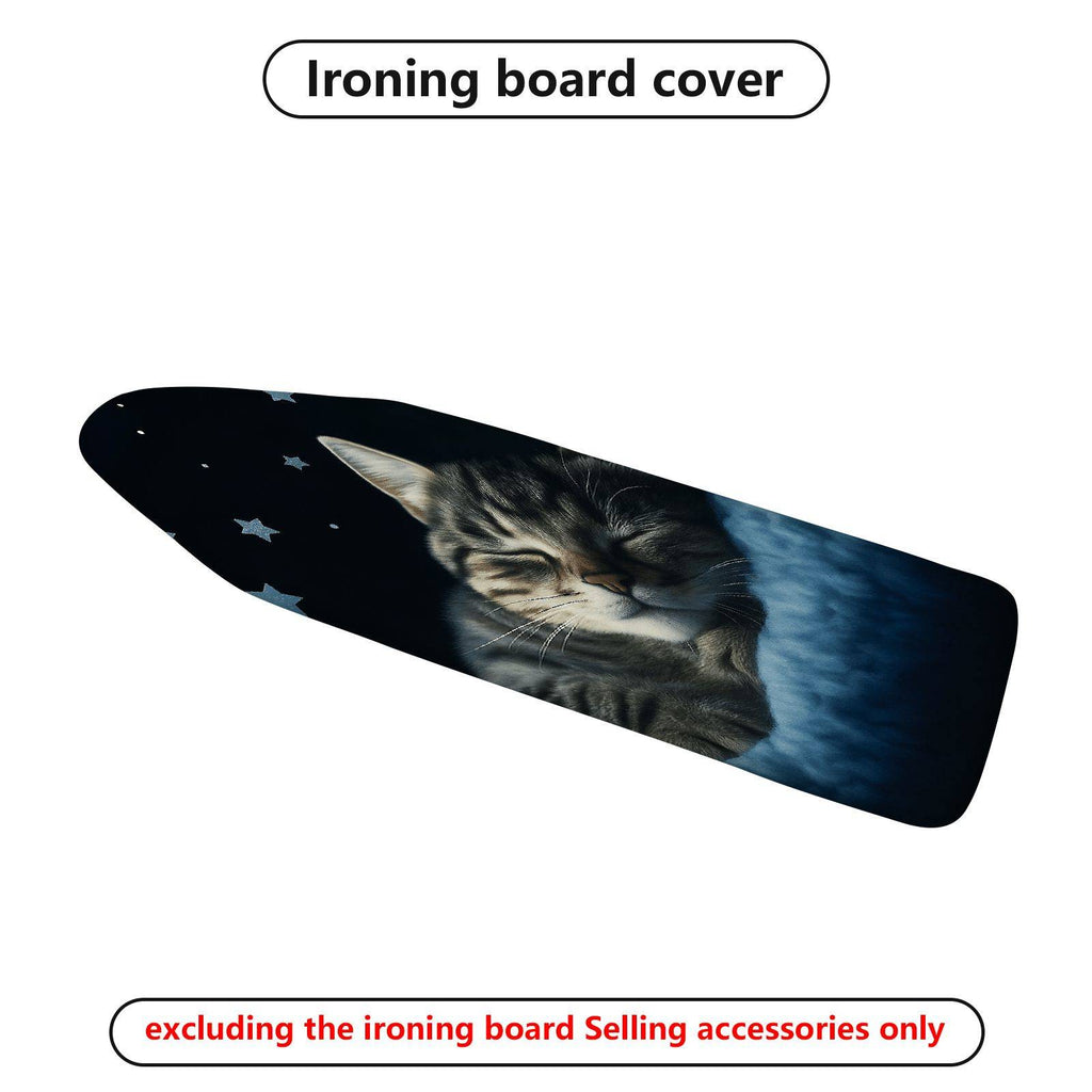 1-Piece Cat Night Star  Ironing Board Cover, Universal Size, Without Board