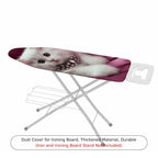 1-Piece Cat Jewel Pink  Ironing Board Cover, Universal Size, Without Board