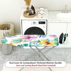 1-Piece Floral Tropical Colorful  Ironing Board Cover, Universal Size, Without Board