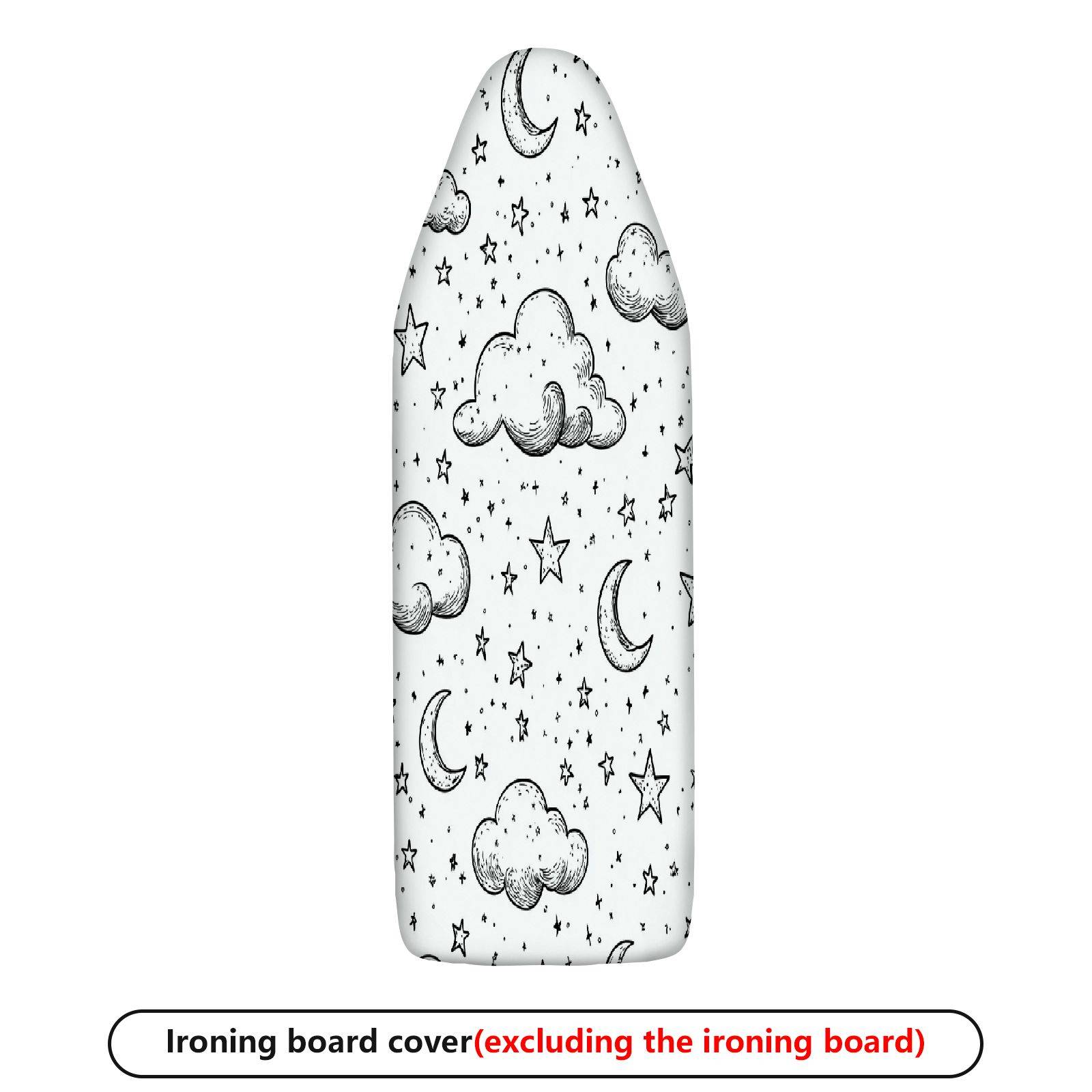 1-Piece Moon Cloud Star  Ironing Board Cover, Universal Size, Without Board