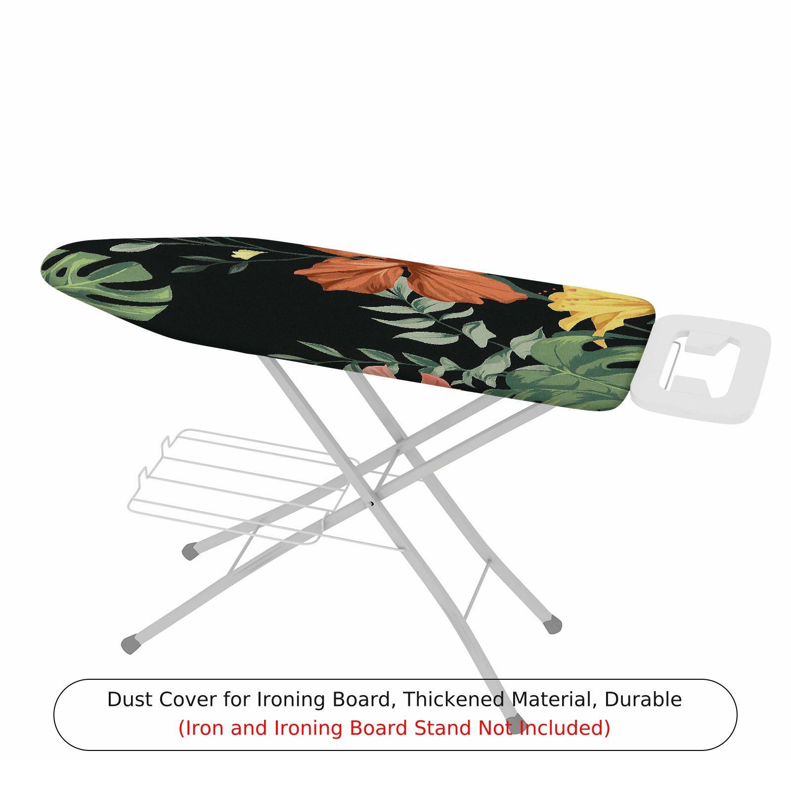 1-Piece Floral Jungle Tropical  Ironing Board Cover, Universal Size, Without Board