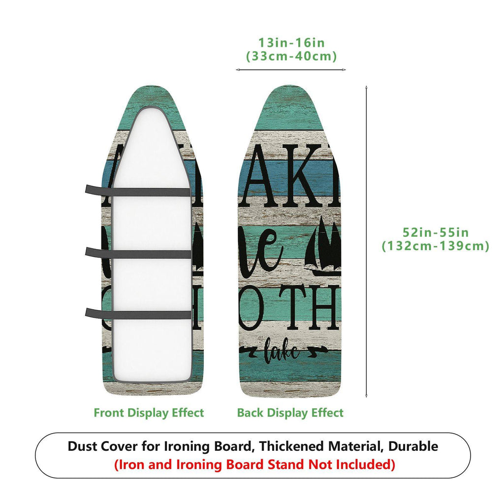 1-Piece Blue Striped Nautical Vintage  Ironing Board Cover, Universal Size, Without Board