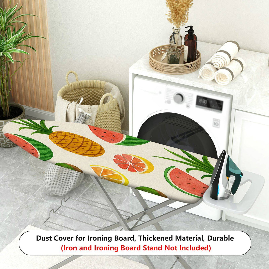 1-Piece Colorful Fruit Tropical Summer  Ironing Board Cover, Universal Size, Without Board