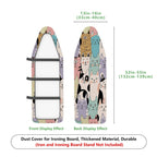 1-Piece Animal Pastel  Ironing Board Cover, Universal Size, Without Board