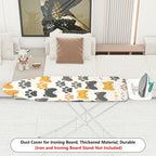 1-Piece Cat Paw Print  Pattern  Ironing Board Cover, Universal Size, Without Board