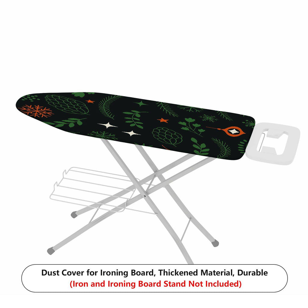 1-Piece Christmas Leaf Star  Ironing Board Cover, Universal Size, Without Board