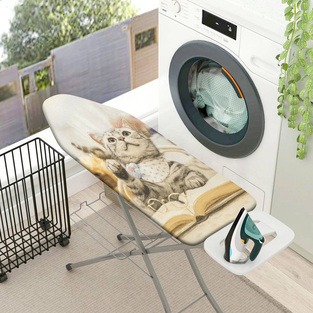 1-Piece Cat Cute Cozy  Ironing Board Cover, Universal Size, Without Board