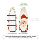 1-Piece Christmas Santa HappyNewYear  Ironing Board Cover, Universal Size, Without Board