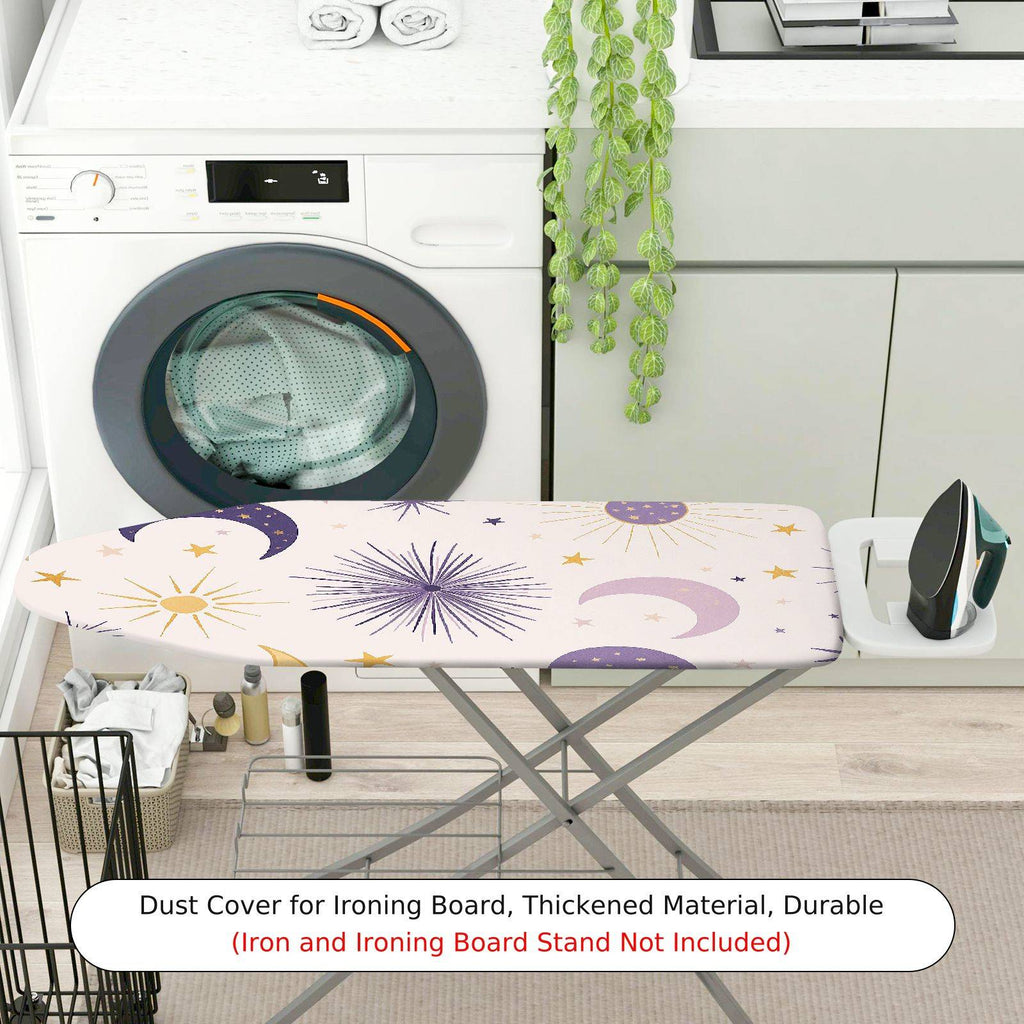 1-Piece Star Moon Sparkle  Ironing Board Cover, Universal Size, Without Board
