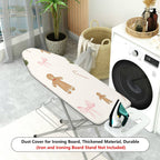 1-Piece Christmas Gingerbread Candy  Ironing Board Cover, Universal Size, Without Board
