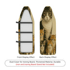 1-Piece Cute Cat Family Animal Print  Ironing Board Cover, Universal Size, Without Board