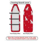 1-Piece Cat Paw Red Cute  Ironing Board Cover, Universal Size, Without Board