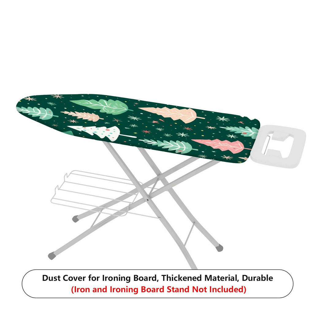 1-Piece Christmas Trees Forest Stars  Ironing Board Cover, Universal Size, Without Board