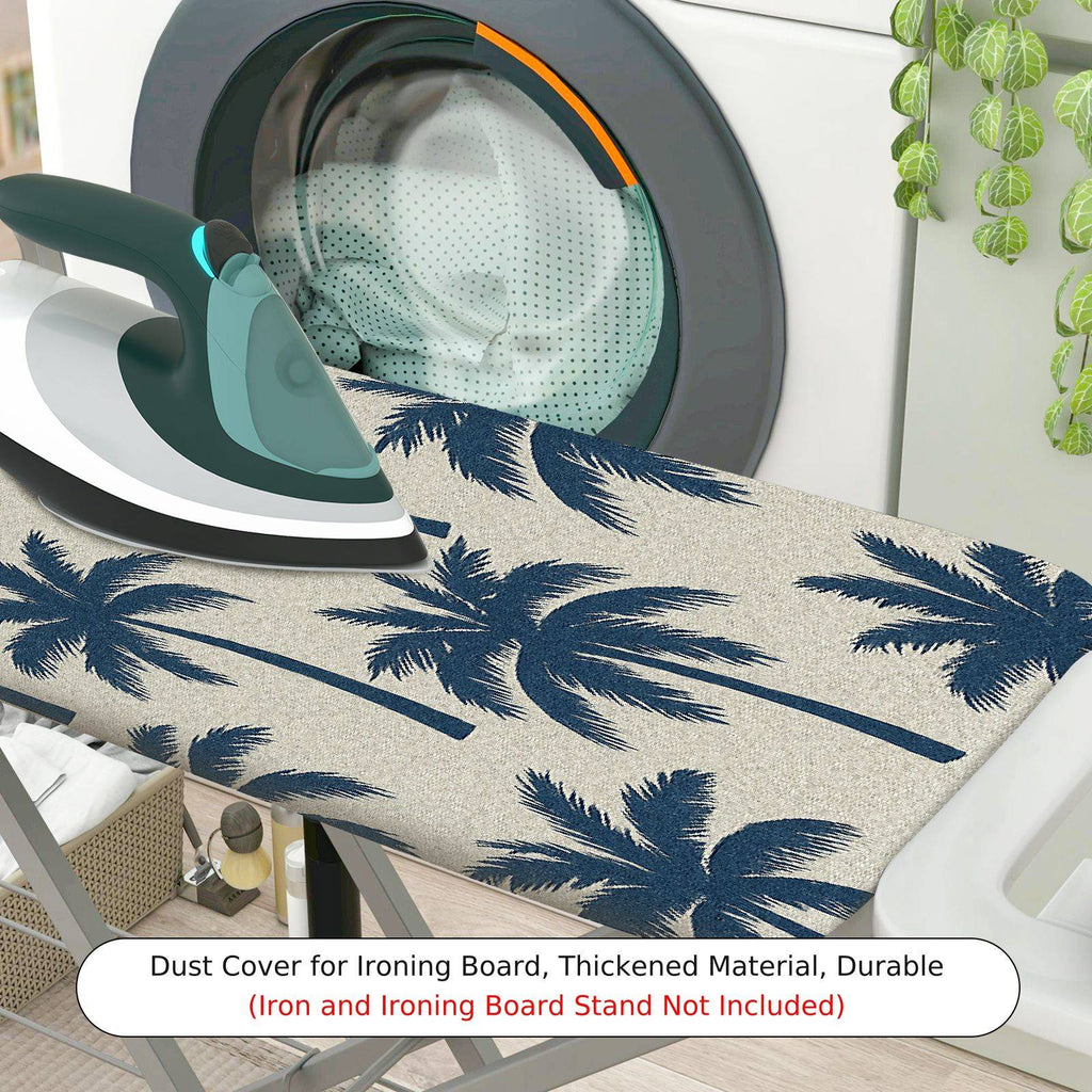 1-Piece Palm Tree Tropical Beach  Ironing Board Cover, Universal Size, Without Board