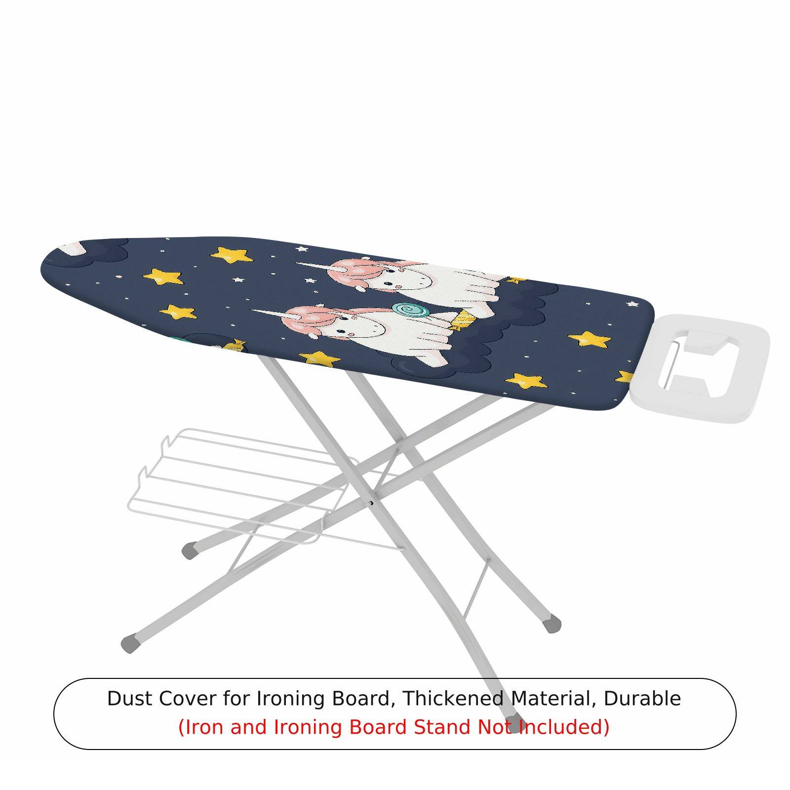 1-Piece Unicorn Star Galaxy  Ironing Board Cover, Universal Size, Without Board