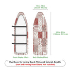 1-Piece Floral Striped Patchwork  Ironing Board Cover, Universal Size, Without Board