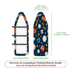 1-Piece Sports Balls Stars  Ironing Board Cover, Universal Size, Without Board