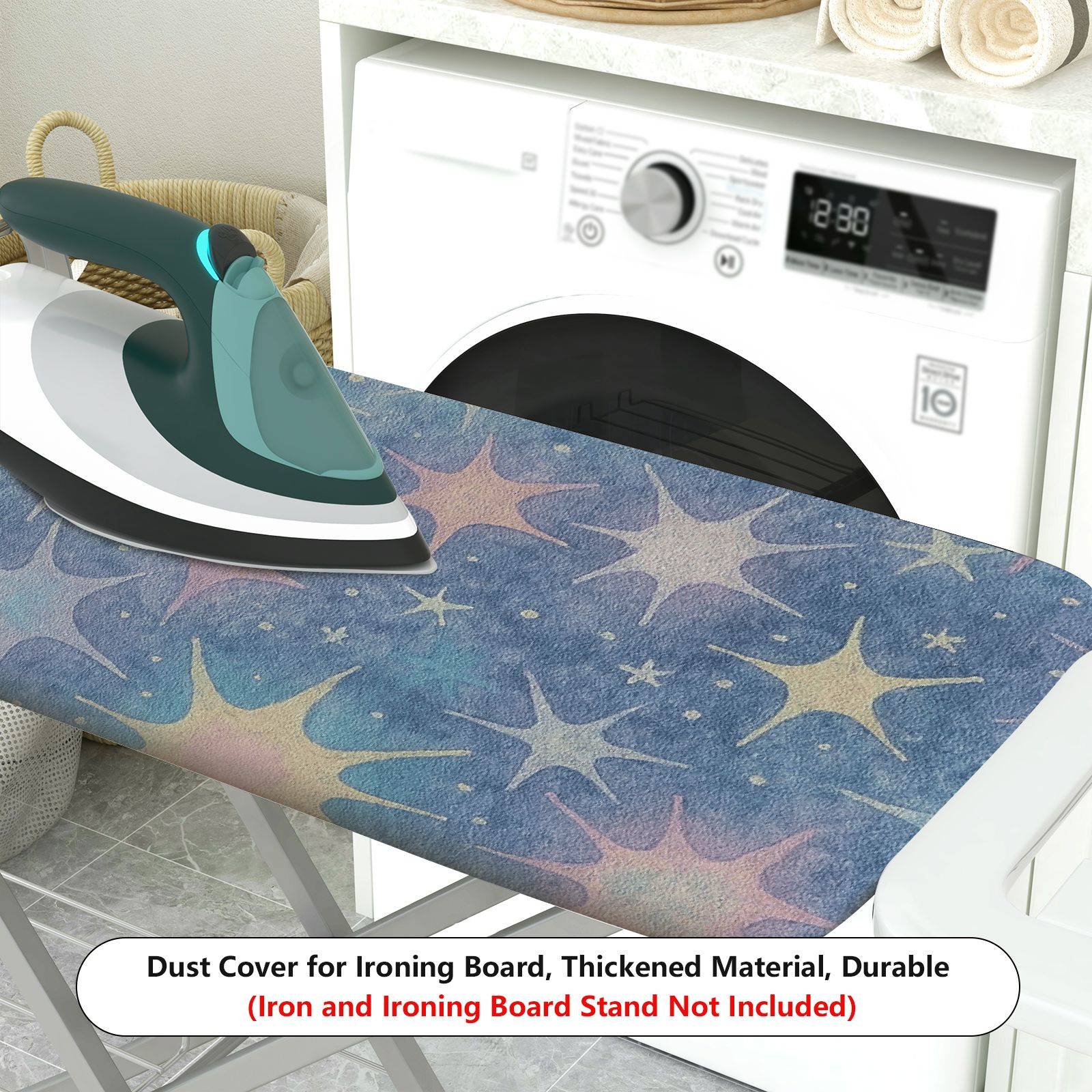 1-Piece Cosmic Starry Pattern Galaxy Night  Ironing Board Cover, Universal Size, Without Board