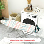 1-Piece Reindeer Snowflake Festive  Ironing Board Cover, Universal Size, Without Board