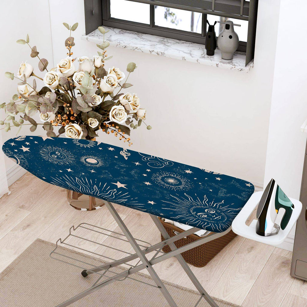 1-Piece Sun Moon Star  Ironing Board Cover, Universal Size, Without Board