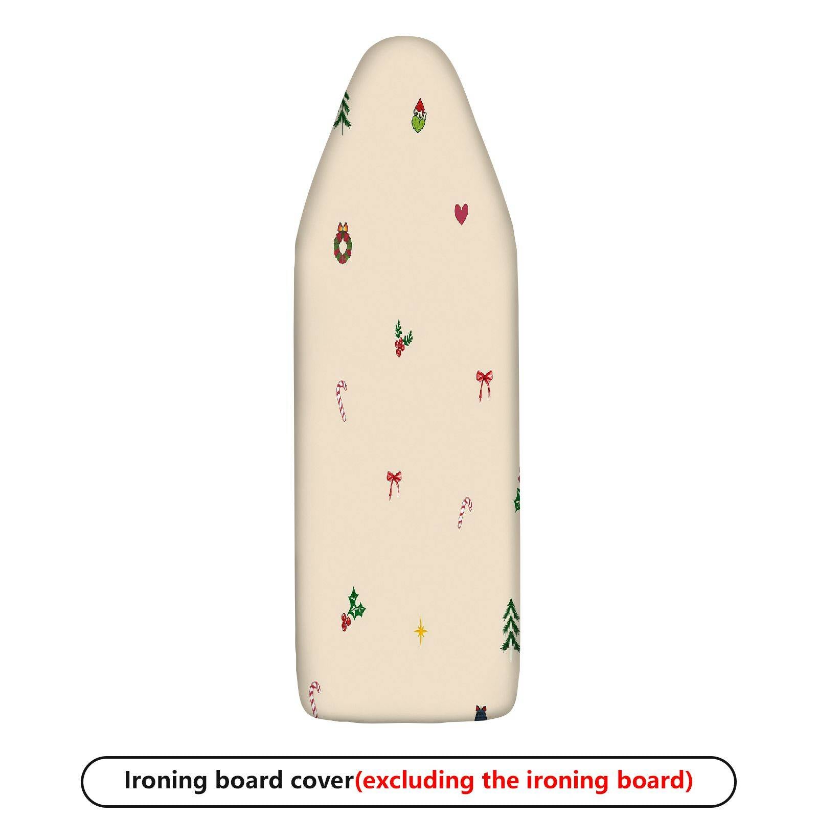 1-Piece Christmas Holiday Celebration  Ironing Board Cover, Universal Size, Without Board