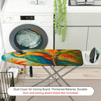 1-Piece Tropical Parrot Floral Artistic  Ironing Board Cover, Universal Size, Without Board